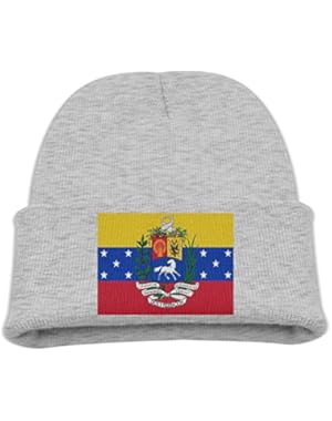 Flag Of Venezuela Kid’s Hats Winter Funny Soft Knit Beanie Cap children Unisex