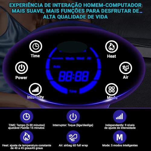 110-240V, Massageador de Pé, Máquina de Massagem de Pés Shiatsu Aquecimento Profundo, Adequado para Tamanhos de Calçado 34-47