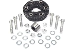 BEARMACH BRITPART BRITPART REAR PROPSHAFT RUBBER COUPLING RING DOUGHNUT WITH BEARING AND BOLTS FIХING KIT COMPATIBLE WITH DISCOVERY 2 1999-2004 PART # TVF100010 / STC2794R