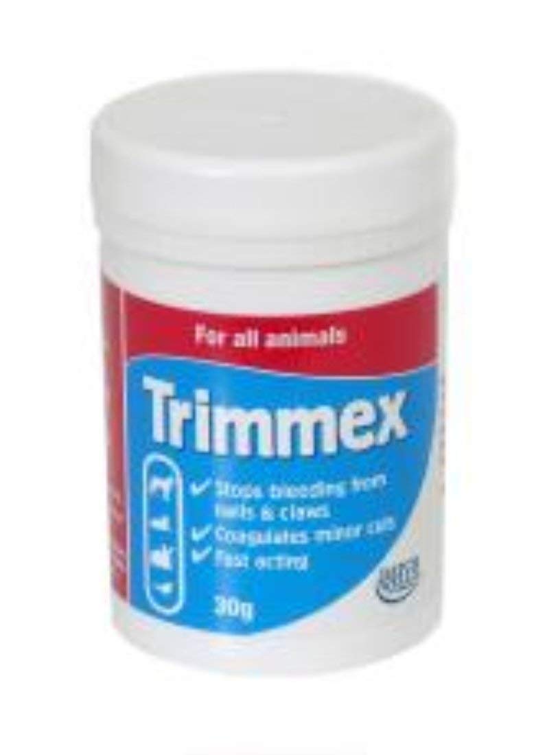2 x Trimmex Pet Grooming Aid Coagulating Powder, 30g