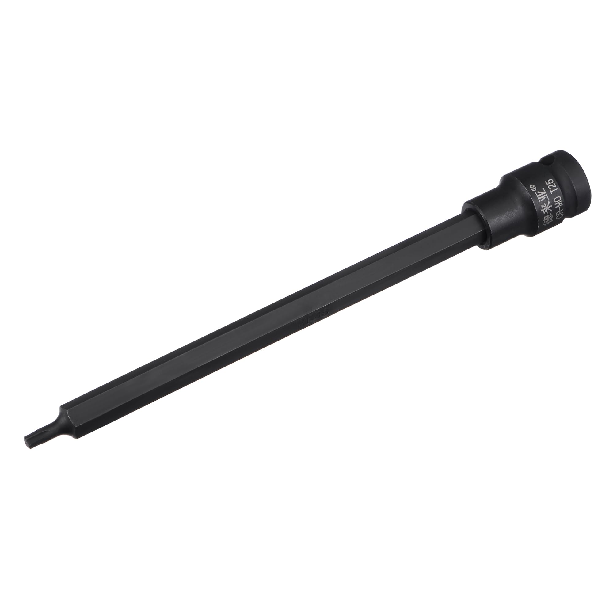 sourcing map 1/2" Drive x T25 Torx Bit Socket, S2 Steel Bits, Cr-Mo Sockets 8" Length (for Hand Use Only)