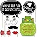 Big Dot of Happiness Christmas Family Reunion - Fun Family Theme Holiday Party Photo Booth Props Kit - 20 Count