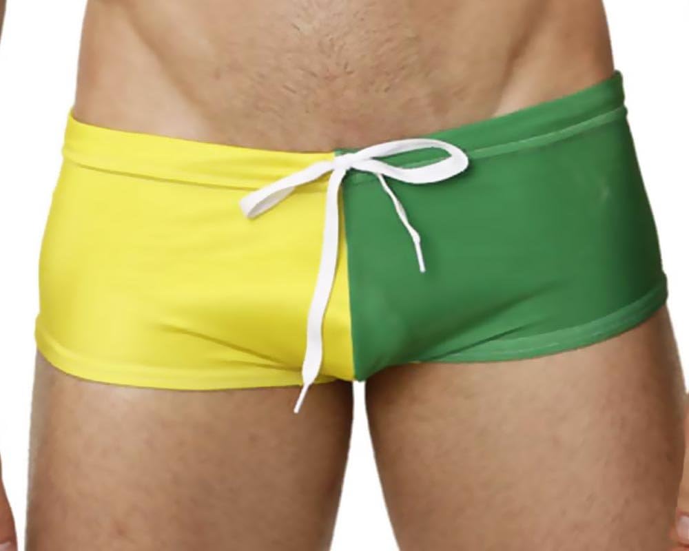 Mensuas Brazil Flag Swim Trunk