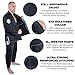 Gold BJJ Jiu Jitsu Gi - Ultra Lightweight Men's Aeroweave - Preshrunk Brazilian Jiu Jitsu Uniform for Men