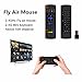 Air Remote Mouse 2.4GHz Mini Wireless Keyboard Mouse with Voice Input Android TV Remote Control Infrared Leaning for Android TV Box,Mini PC,Mac OS