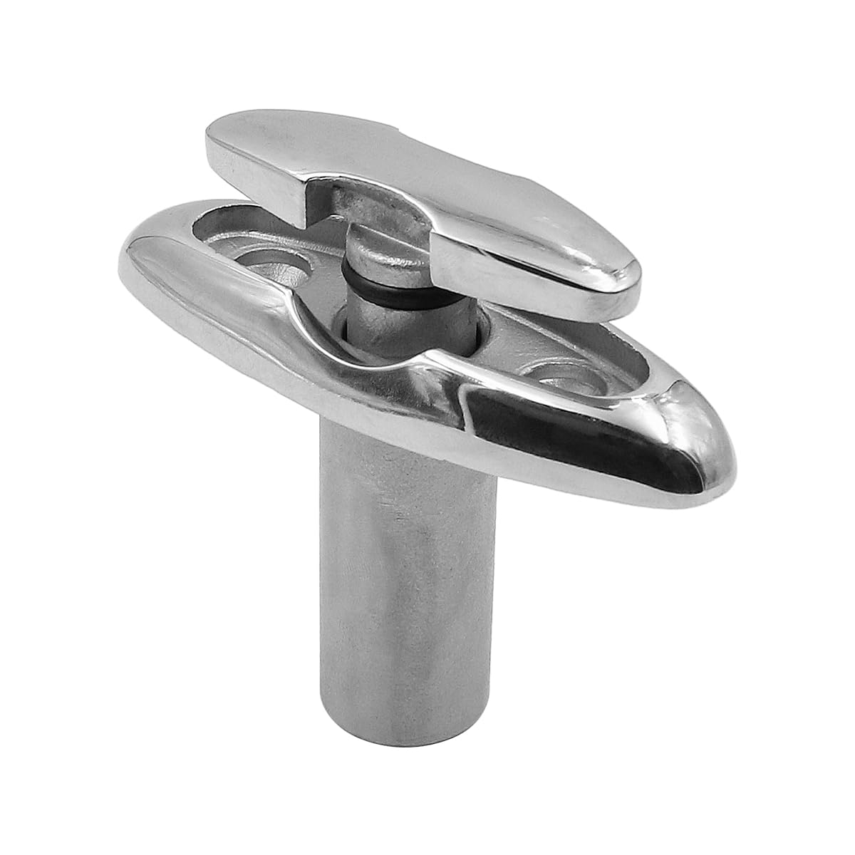 ZONADAH 4 Inches Boat Lifting Cleats 316 Stainless Steel Boat Pull Up Cleat Marine Yacht Pop Up Flush Mount Lift Cleat for Fixing Yacht Boats Accessories