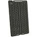iGadgitz U2612 Tire Tread Design Silicone Skin Case Cover with Screen Protector Compatible with Asus Google Nexus 7 FHD Android Tablet 16GB 32GB 4G LTE Model 2nd Gen Released August 2013 - Black