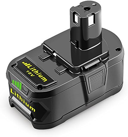Ofpow 5.0Ah P108 High Capacity Replacement Battery, 18V Lithium Battery for Ryobi 18-Volt ONE+ Plus P108 P107 P122 P104 P105 P102 P103 Lithium Ion Battery for Ryobi Power Tools