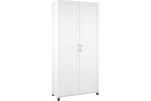 SystemBuild Evolution Kendall 36" Utility Storage Cabinet - White