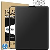 Mothca 2 Pack Matte Glass Screen Protector for iPad Pro 12.9” 6th/5th/4th/3rd Gen(2022/2021/2020/2018), Anti-Glare & Anti-Fin