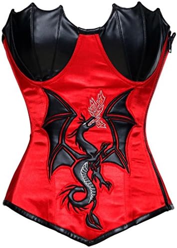 The Violet Vixen Dragon Mother Overbust Corset, Plus Sizes Available