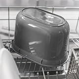 Addis Premium Kitchen Caddy Bin Black Grey 2.5L with 60 Liners 3 Rolls view 8