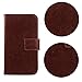 Gukas Color Design PU Wallet Flip Leather with Card Slots Cover Skin Protection Case Shell For Kata C2 5.5