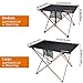 G4Free Ultralight Portable Folding Camping Table Compact Roll Up Tables with Carrying Bag for Outdoor Camping Hiking Picnic (Orange Medium)