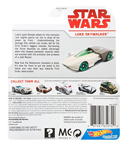 Hot Wheels Star Wars Luke Skywalker Vehicle