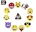 Emoji Party Masks 12 Pack, For Party Favors and Giveaways by Big Mo's Toys