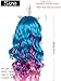 kaste Women Princess Rainbow Unicorn Wig Long Curly Hair Wigs Halloween Party Cosplay (QY-6971)