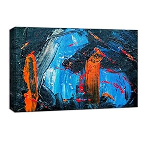 Canvas Wall Art for Living Room,Bedroom Home Artwork Paintings Abstract Ready to Hang - 12x18 inches