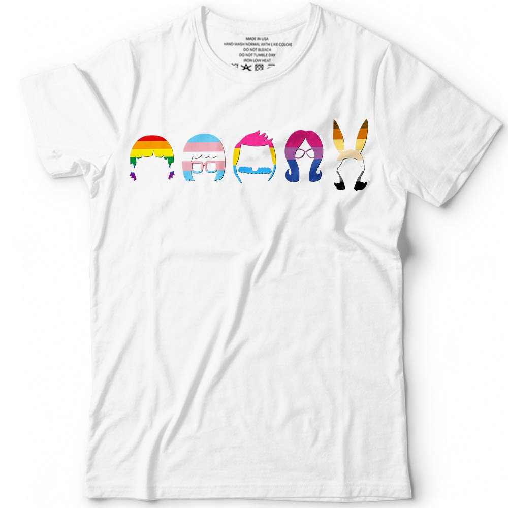 Bob Family Burgers Lgbt Gay Pride Month Customized Handmade T Shirt Tan