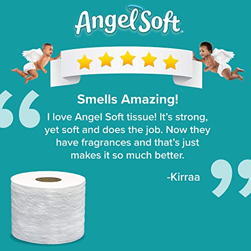 Angel Soft Toilet Paper with Fresh Lavender Scented Tube, 12 Double