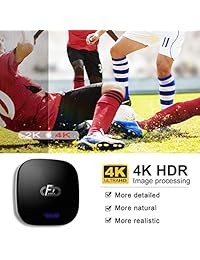 Android 8.1 TV Box, A95X F1 Smart TV Box 2 GB RAM 16 GB ROM Soporte 4K 1080P 3D 2.4 GHz WiFi Amlogic Quad Core 64 bits Procesador Smart Media Player, OTT TV Box con USB