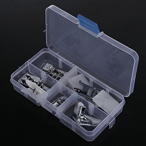 11pcs Domestic Sewing Machine Presser Foot Kit With Box Brother Singer Janom Sewing Machines Foot Tools Accessory