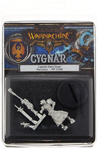 Privateer Press Warmachine: Cygnar Warcaster Captain Kara Sloan Model Kit