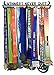 Crownyard Medal Holder - Winners Never Quit Black Medal Display Rack | Medal Hanger for Marathon Race Runners, Triathlon, Gymnastics Or Other Sports