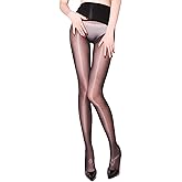 GOCBOBO Seamless Pantyhose for Women 5D Shiny Sheer Stockings Oil Gloss Nylons Tights