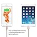 Lightning Cable, YEONPHOM 4Pack 3FT Nylon Braided 8pin USB Charging Cables Sync and Charger Cord with Aluminum Heads for iPhone 7/7plus 6/6s/6 plus/6s plus/5/SE, iPad Air/Mini - Gold