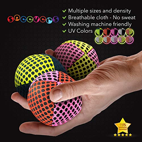 speevers Juggling Balls for Beginners and Professionals Set of 3