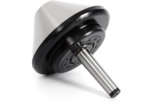 GMSLuu 4.66" 120mm MT2 Bull Nose Live Center Morse Taper #2 Bull 75 Degree for Lathe