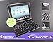 iPad Case, iPad Keyboard Case [NOT for iPad 5, iPad Air, iPad Mini, iPad Pro] New Trent Airbender 1.0 Bluetooth Clamshell iPad Keyboard Case w/ 360 Rotation for iPad 4, iPad 3, iPad 2 ONLY