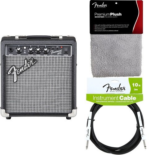 Fender Frontman 10G Electric Guitar Amplifier bundle