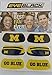 EyeBlack University of Michigan Wolverines Under Eye Fan Sticker-College - Football, Basketball, Softball, Baseball, Tailgate, Cheer- Peel-n-Stick- 6 Strips (3 Pairs)
