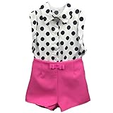 Jastore® Summer Girls Clothing Sets Girl Baby Clothes Polka Dot Shirt +Pants