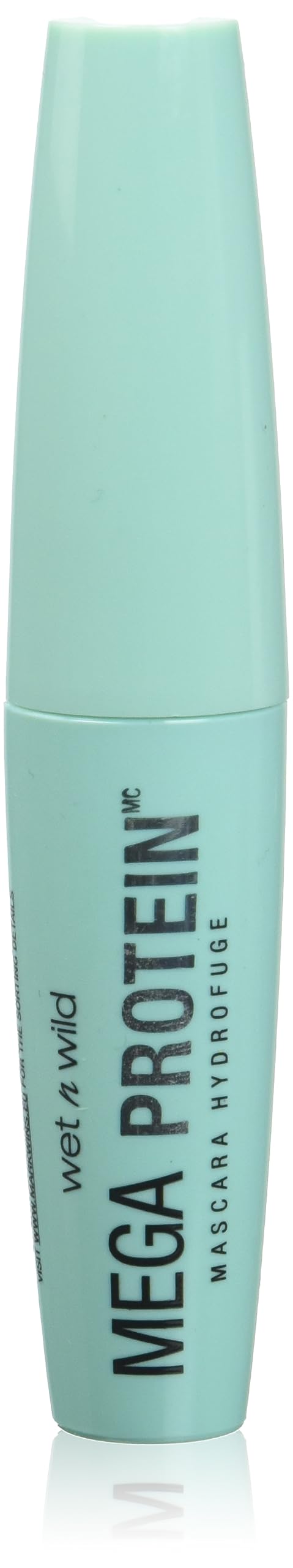 Wet n Wild, Mega Protein Waterproof Mascara, Defining and Volumizing Mascara with Soft Helix Brush and Quick Layering Formula for Healthy-looking, Smudge-proof Lashes, Very Black