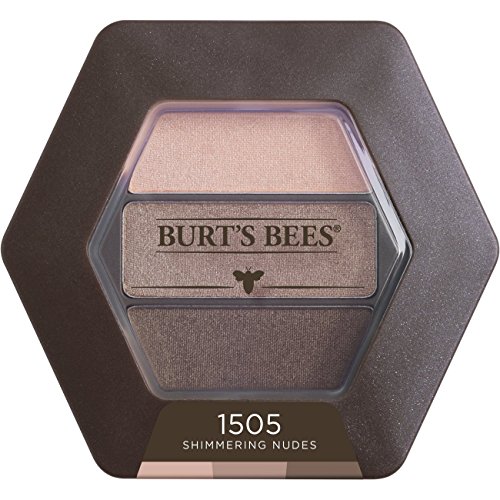 Burt's Bees 100% Natural Eye Shadow Palette with 3 Shades, Shimmering Nudes, 0.12 Ounce