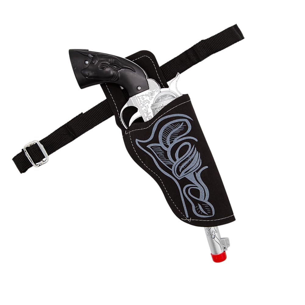 Wicked Costumes Western Cowboy Gun & Holster Fancy Dress Accessory (Black) — image 1