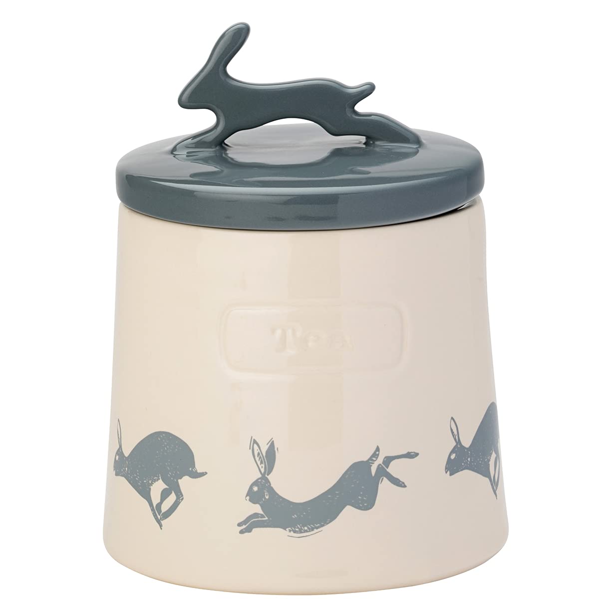 Artisan Hare Stoneware Tea Canister