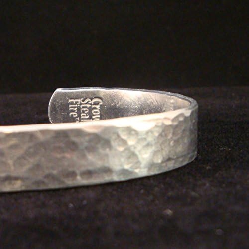 Secret Message Cuff | Personalized Hand Stamped Cuff Bracelet | Aluminum Message Cuff
