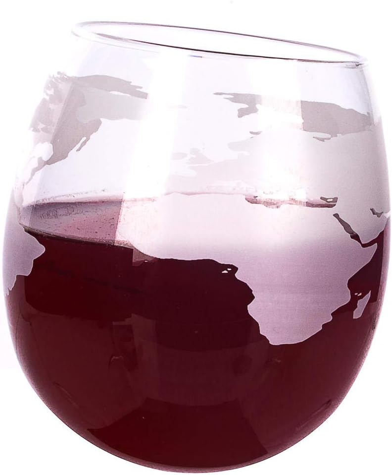Jeray Globe Rocker Glasses Whisky Brandy Cognac Round Bottom Drinkware, Transparent - Image 4