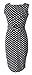 XTX Womens Temperament Polka Dot Slim Pencil Skirt Dress As picture XL