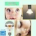 Half Chrome Light Bulb Dimmable LED Filament Vintage Bulb with Mirror 6W (60W Equivalent) G80/G25 E26 Medium Base Warm White 2700K