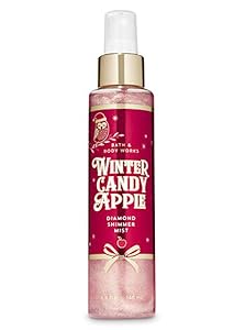 Bath and Body Works Diamond Shimmer Mist - 4.9 fl oz Full Size - Winter Candy Apple