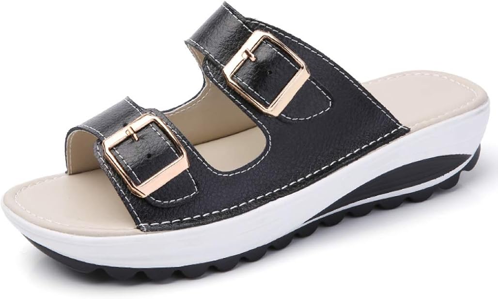 summer Women Sandals Bohemia high platform comfortable Beach Sandal Flip Flops casual shoes 