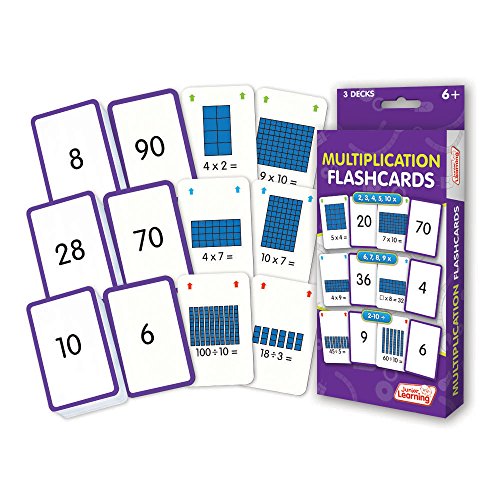 Junior Learning Multiplication Flash Cards