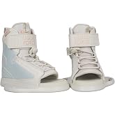 Liquid Force Dream Girls Kids Wakeboard Bindings Size 12T-5Y | Girls kids wakeboard bindings with EVA footbed, comfort liner &amp; open-toe fit for young riders learning progression