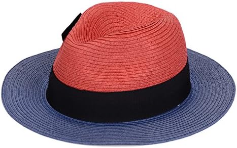 Summer Panama Straw Hat Beach Sun Fashion Vintage Bow Women Cap