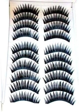 C3 Fashion False Makeup Eye Lash - Pack of 10 Pairs